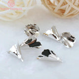 12PCS 18x11MM 24K Brass Funnel Bead Caps DIY Jewelry Findings