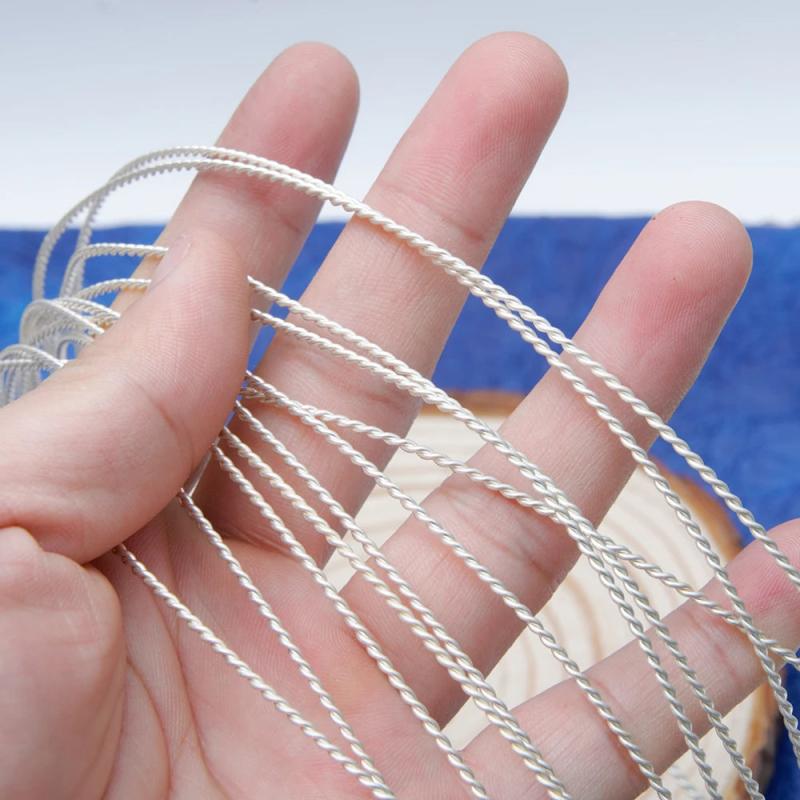 1.1mm 1.3mm 1.6mm 999 Sterling Silver Wire Jewelry Findings DIY Accessories