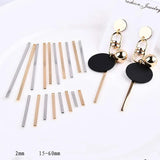 Brass Plating Strip Pendant for DIY Jewelry Earrings
