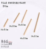 Brass Plating Strip Pendant for DIY Jewelry Earrings