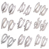 10 Pcs Copper Silver Earrings Hooks Clasps DIY Jewelry Findings Accessories