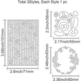 Panda Bamboo Metal Cutting Dies for Scrapbook Wedding Cards