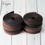 12mm Braided Leather Cord for DIY Jewelry Making