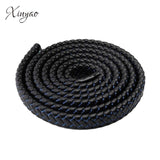 12mm Braided Leather Cord for DIY Jewelry Making