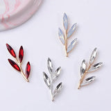 10 PCS Crystal Rhinestone Branch Leaves DIY Jewelry Making