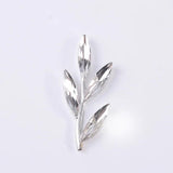 10 PCS Crystal Rhinestone Branch Leaves DIY Jewelry Making