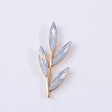 10 PCS Crystal Rhinestone Branch Leaves DIY Jewelry Making