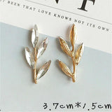 10 PCS Crystal Rhinestone Branch Leaves DIY Jewelry Making