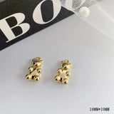 10pcs Cartoon Bear Pendant Charms for Jewelry Making