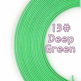 5m 3mmX1mm Flat Oxidation Aluminum Wire for DIY Jewelry Crafts Modeling