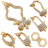 Gold/Silver Plated Fastener Locks Lobster Clasps Jewelry Making