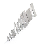 20Pcs Stainless Steel Stamping Bar Blanks Name Plate Rectangle Charms