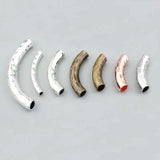 3Pcs Tibetan Silver/Bronze Long Bar Tube Slide Spacer For Leather Necklace