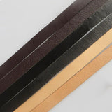 1m 13mm Flat Natural Leather Cord for Jewelry Making Bracelet Findings