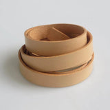 1m 13mm Flat Natural Leather Cord for Jewelry Making Bracelet Findings