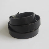 1m 13mm Flat Natural Leather Cord for Jewelry Making Bracelet Findings