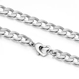 10pcs Stainless Steel Heart Lobster Clasps for DIY Jewelry Making