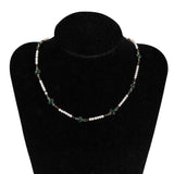 1m Crystal Beaded Chain Dark Green Resin Beads for Jewelry Making DIY