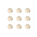 Copper Plated Rubber Earring Back Silicone Round Ear Plug Caps