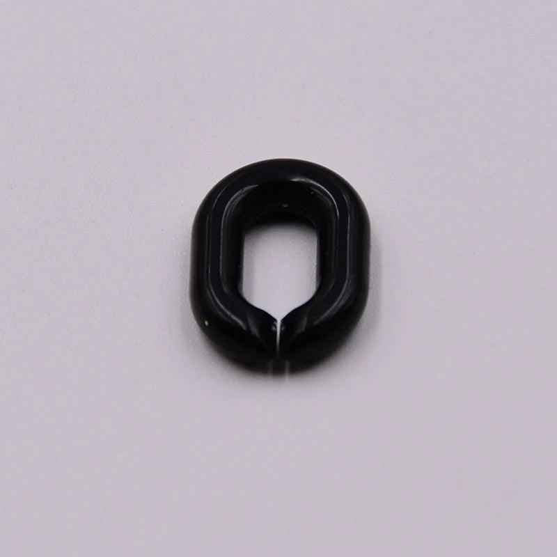 100Pcs Acrylic U-Shaped Candy Colors Chain for DIY Jewelry Making