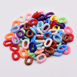 100Pcs Acrylic U-Shaped Candy Colors Chain for DIY Jewelry Making