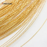 14K Plated 0.6mm Copper Wire DIY Jewelry Making Material