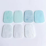 Acrylic Resin Patterns Eardrops Pendant Components Necklace Charms 8pcs