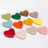 Heart Shape Resin Pendant Earring Accessories DIY 10pcs