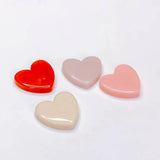Heart Shape Resin Pendant Earring Accessories DIY 10pcs