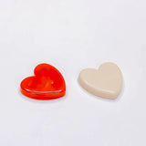 Heart Shape Resin Pendant Earring Accessories DIY 10pcs