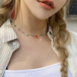 1m Irregular Stone Crystal Glass Chain for DIY Jewelry Making