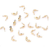 14K Filled Thread Clip Buckles for DIY Jewelry Making
