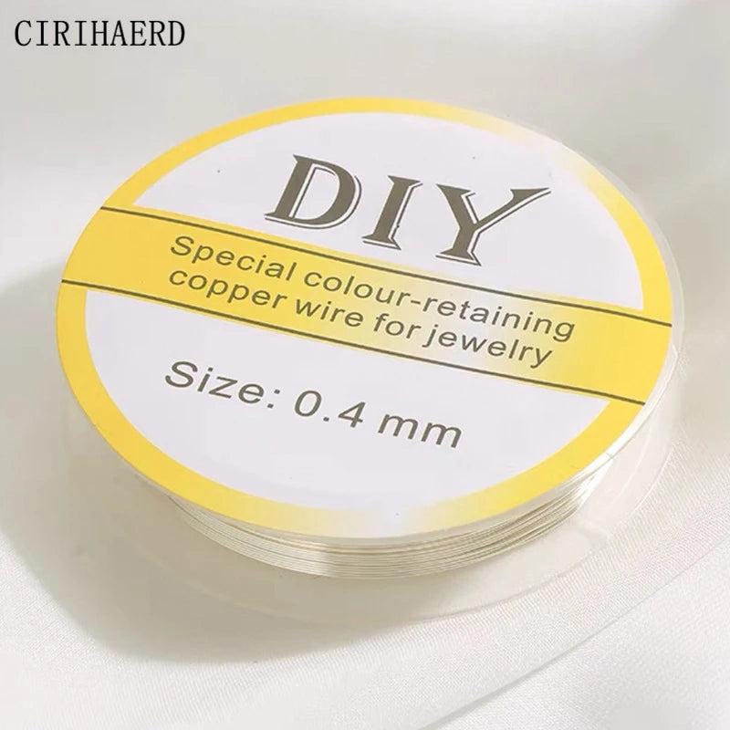 5 Models Silver Plated Copper Wire for Jewelry Making DIY Supplies
