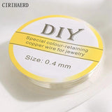 5 Models Silver Plated Copper Wire for Jewelry Making DIY Supplies