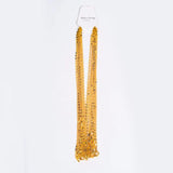 6Pcs Rhodium Silver Necklace 1.6mm Bamboo Chains For Jewelry Making