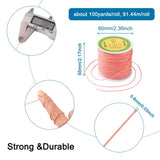 0.8mm Nylon Cord Thread Beading Braided Bracelet Jewelry Making 90m/roll