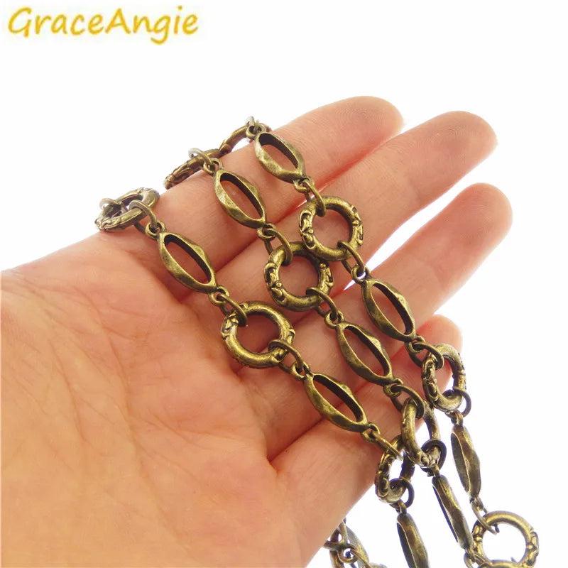 Antique Bronze Chain For Necklace Bracelet Jewelry