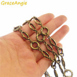 Antique Bronze Chain For Necklace Bracelet Jewelry