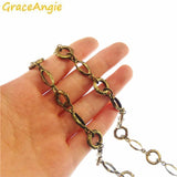 Antique Bronze Chain For Necklace Bracelet Jewelry