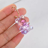 6pcs Acrylic Bear Pendant DIY Earrings Material