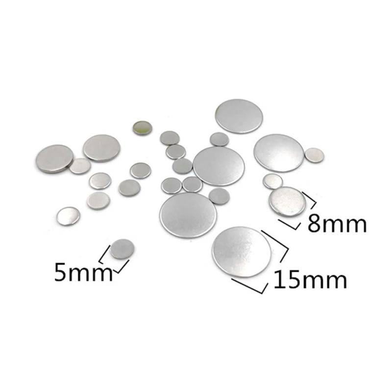 Stainless Steel Round Blank Stamping Tag Circle Discs for DIY Jewelry