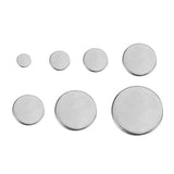 Stainless Steel Round Blank Stamping Tag Circle Discs for DIY Jewelry