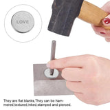 Stainless Steel Round Blank Stamping Tag Circle Discs for DIY Jewelry