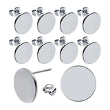 Stainless Steel Round Blank Stamping Tag Circle Discs for DIY Jewelry