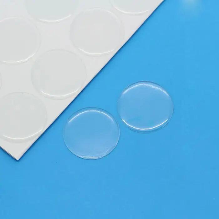 Clear Round Epoxy Domes Resin Stickers 12mm Dia. 204 Pack