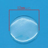 Clear Round Epoxy Domes Resin Stickers 12mm Dia. 204 Pack