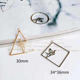 Ear Drop Kc Plated Alloy Pendant Necklace Earring Accessories 10pcs