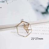 Ear Drop Kc Plated Alloy Pendant Necklace Earring Accessories 10pcs