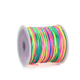1mm Multicolor Chinese Knot String Nylon Rope for DIY Jewelry Making