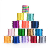 1mm Multicolor Chinese Knot String Nylon Rope for DIY Jewelry Making
